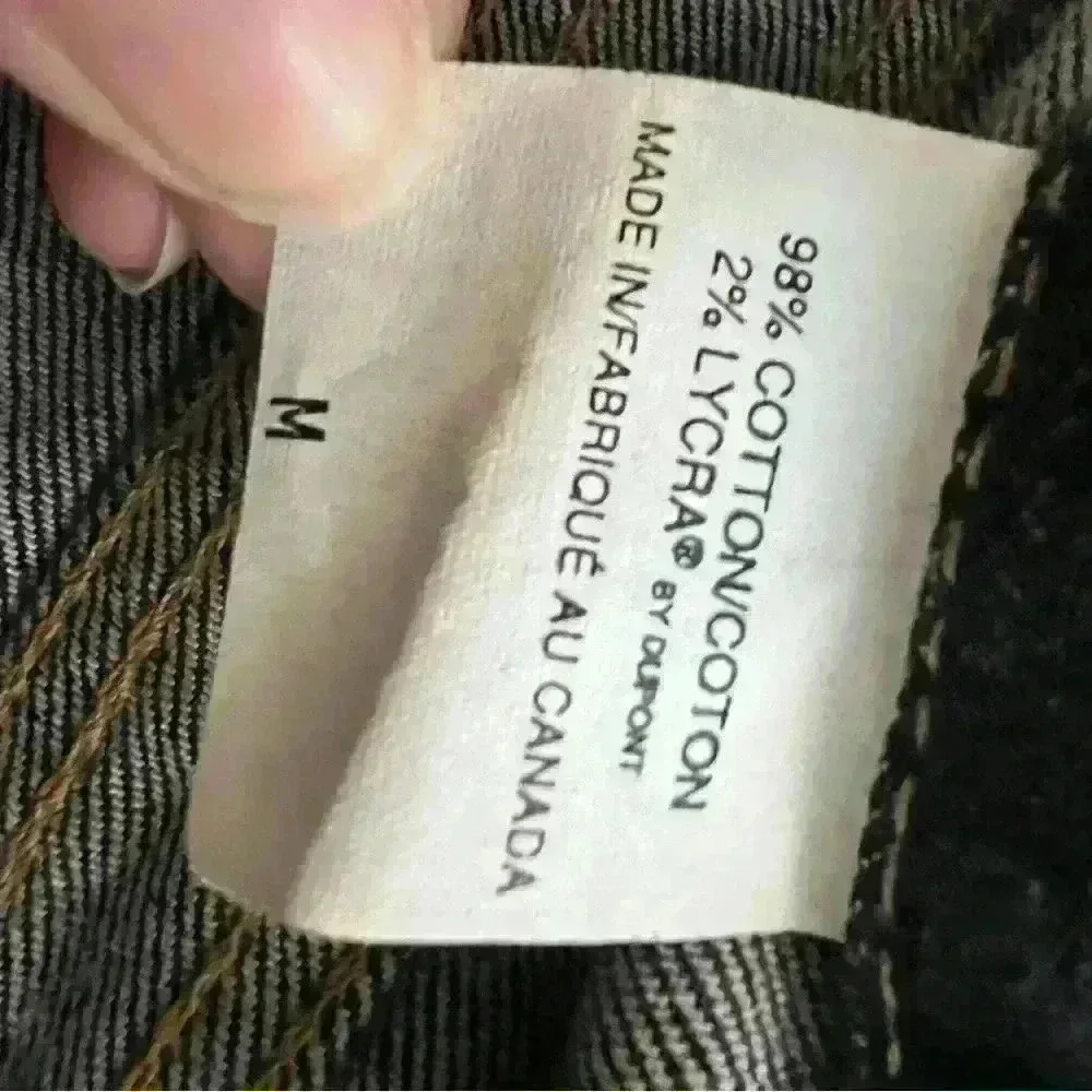 Vintage Levi’s Red Tab 90s Womens Dark Denim Country Western Jacket Medium - Picture 10 of 13